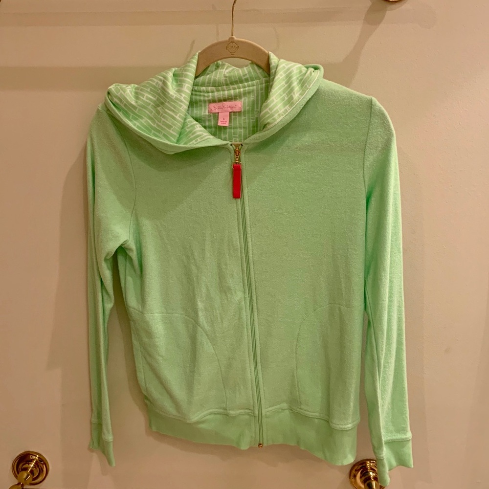 Lilly Pulitzer zip up hoodie